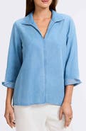 Foxcroft Agnes Denim Shirt