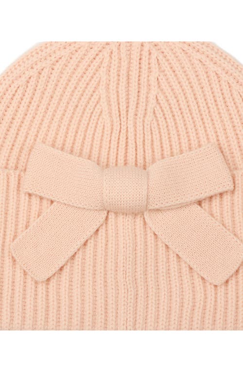 Kate Spade New York Bow Rib Beanie In Pink
