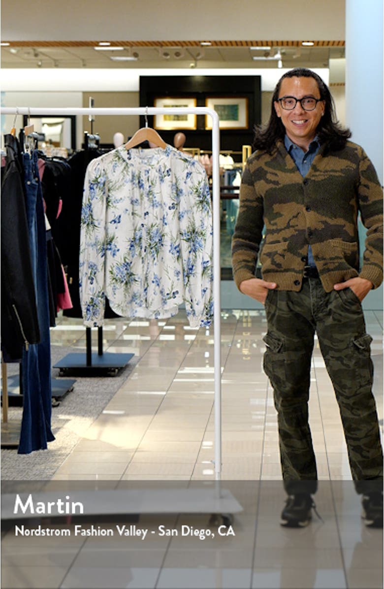 Ashlynn Floral Cotton Button-Up Shirt, sales video thumbnail