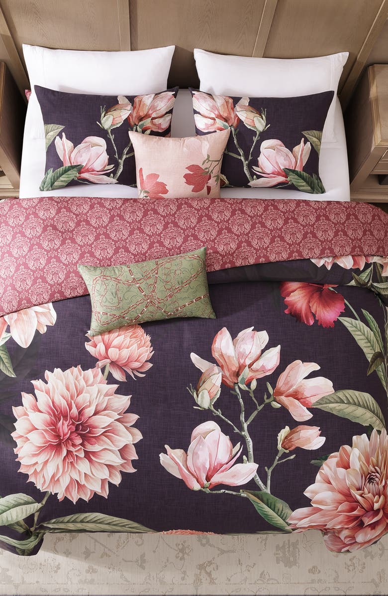 Bebejan Blush Serenade 5-Piece Comforter Set, Alternate, color, Purple