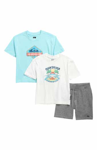 Quiksilver Kids' 3-Pack Assorted T-Shirts & Shorts Set