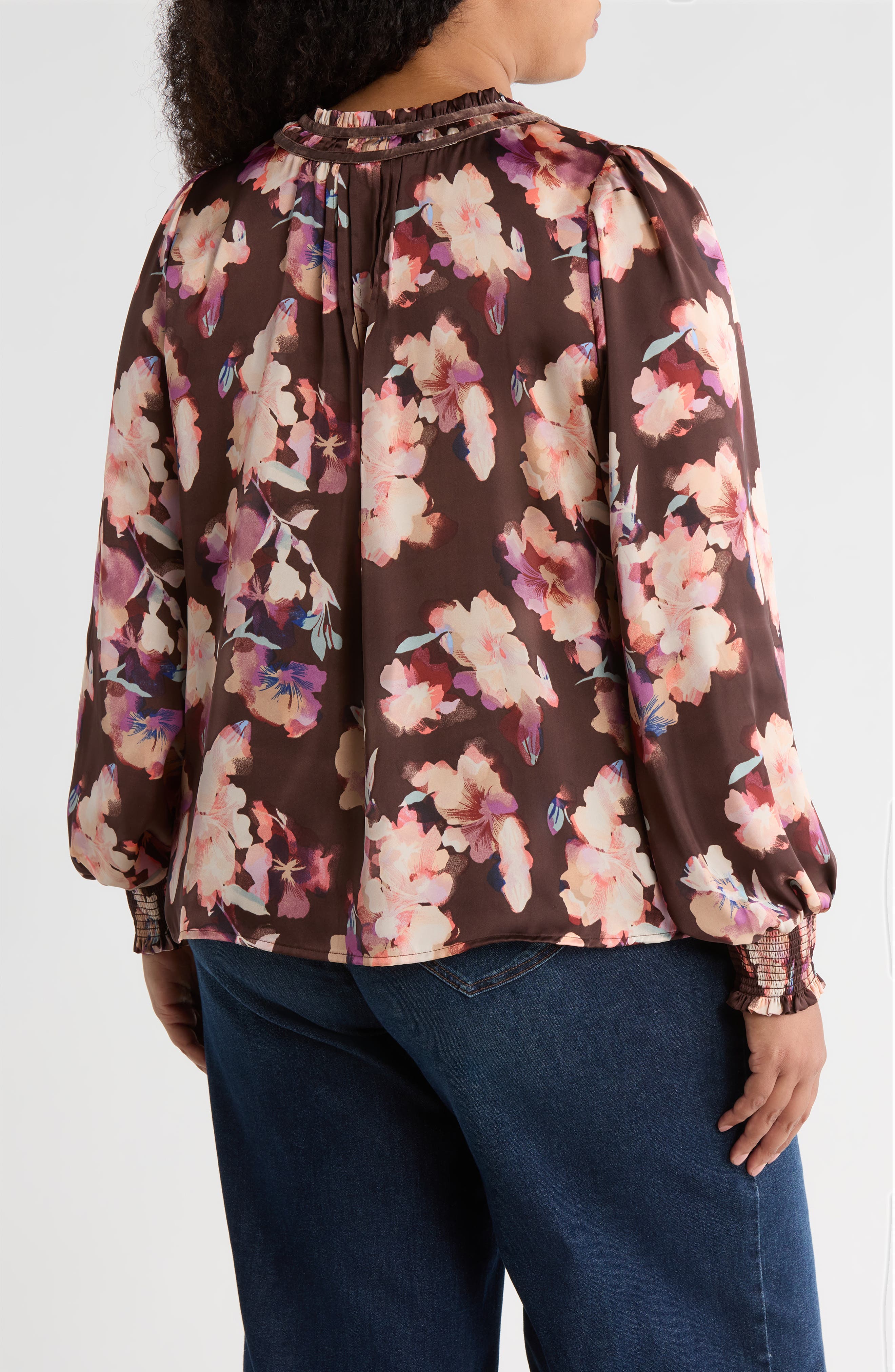 Pintuck Satin Top - image 2