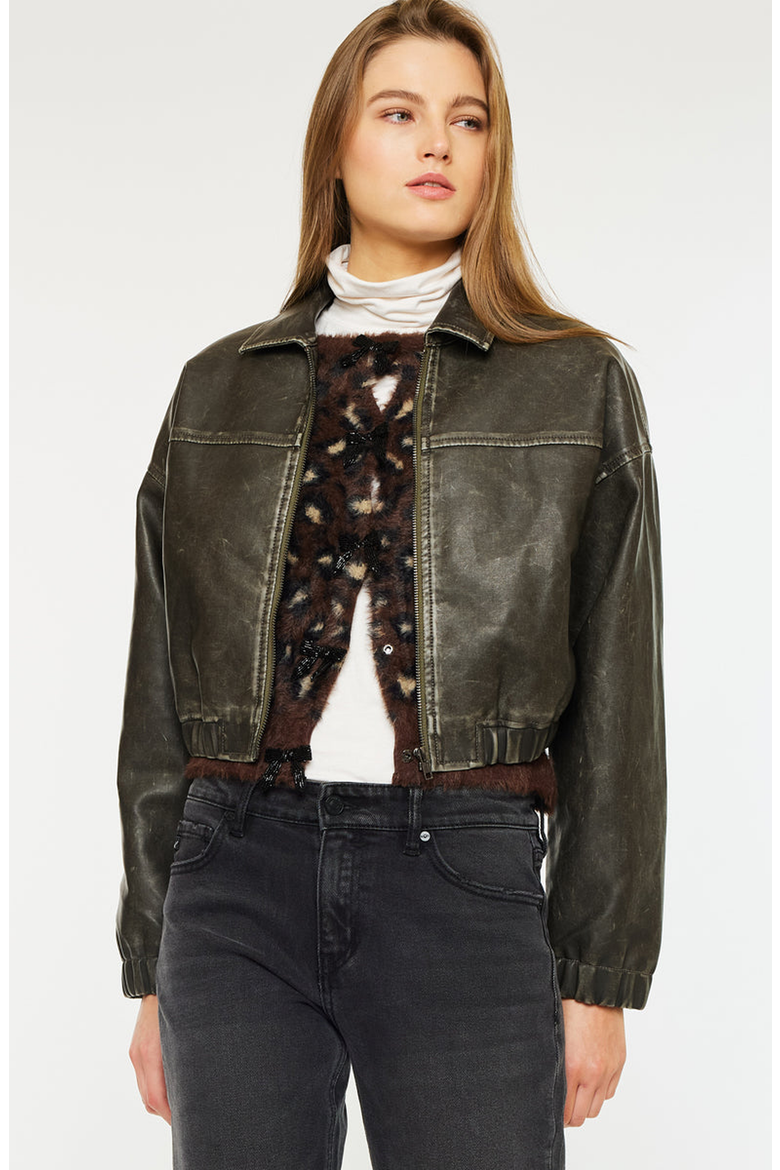 Nova Bomber Jacket, Main, color, Dark Olive