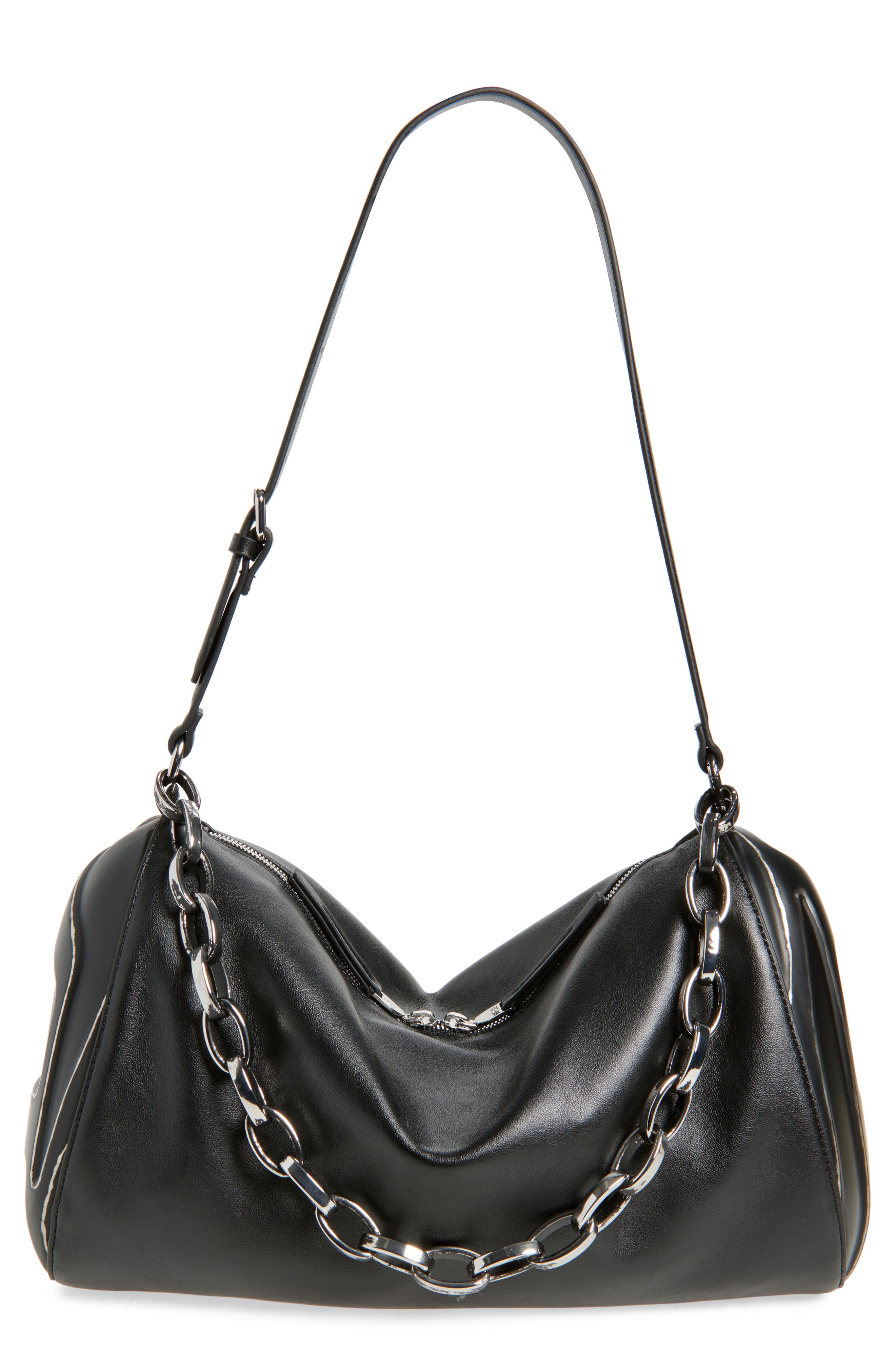 DIESEL<sup>®</sup> Load-D Faux Leather Shoulder Bag, Main, color, 