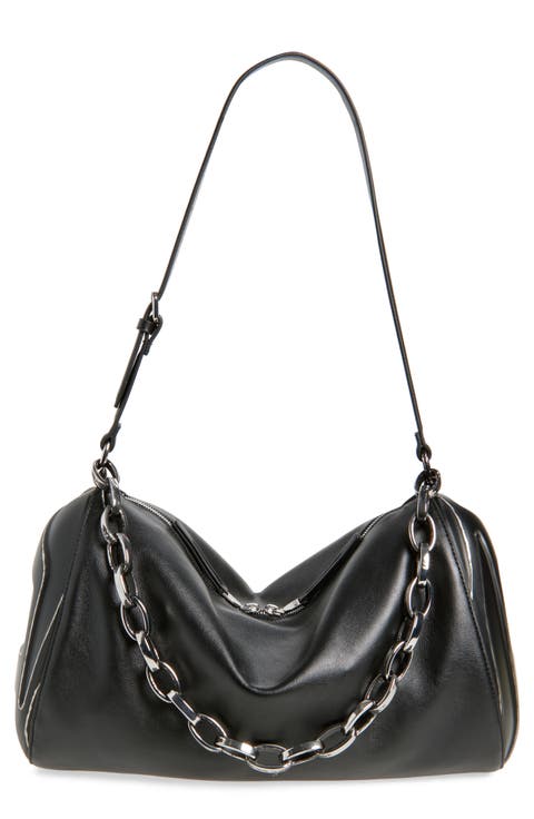Load-D Faux Leather Shoulder Bag