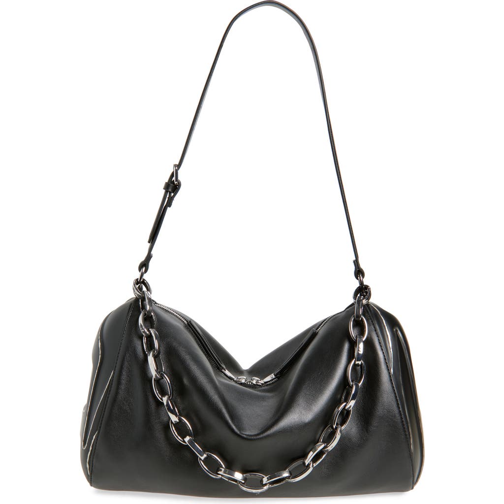 Diesel ® Load-d Faux Leather Shoulder Bag In Black