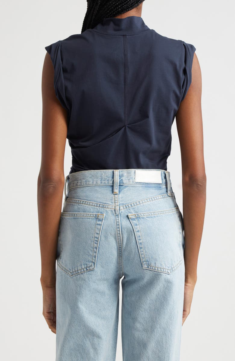 3.1 Phillip Lim Draped Mock Neck Sleeveless Top, Alternate, color, 