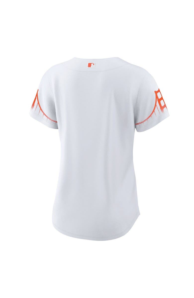 Nike Women's Nike White San Francisco Giants City Connect Replica Jersey, Alternate, color, 