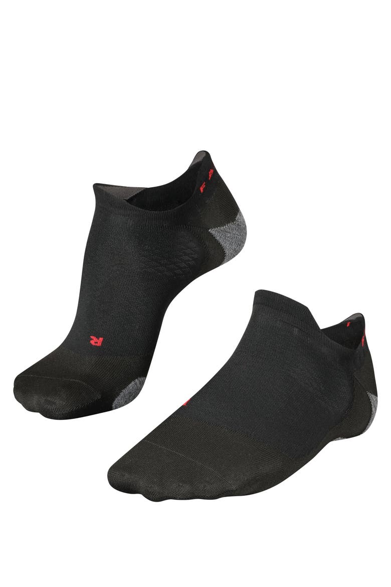 RU5 Race Invisible Running Socks, Main, color, Black-Mix
