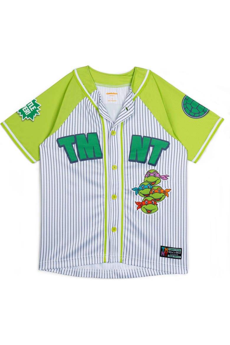Baseball Jersey, Main, color, TMNT Green Pinstripe