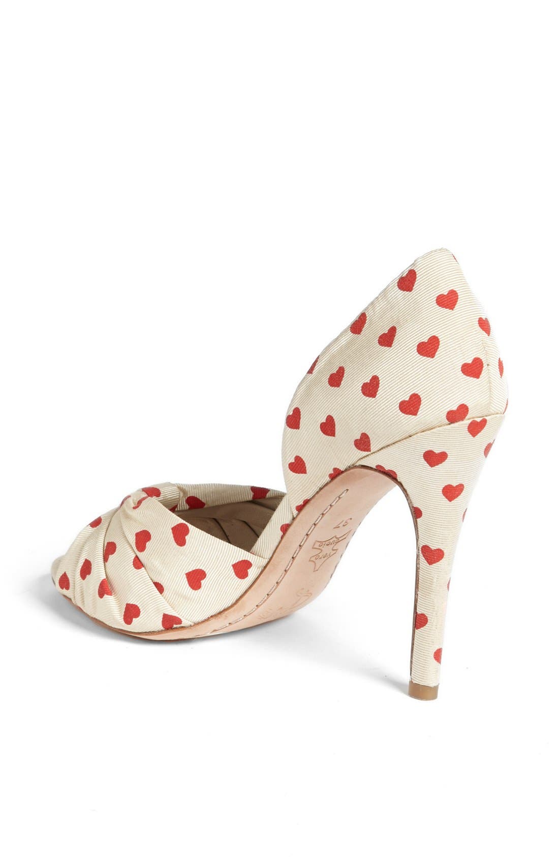 'Gigi' Pump, Alternate, color, CREAM/ RED