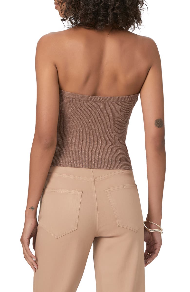 PAIGE Metallic Sweater Tube Top, Alternate, color,