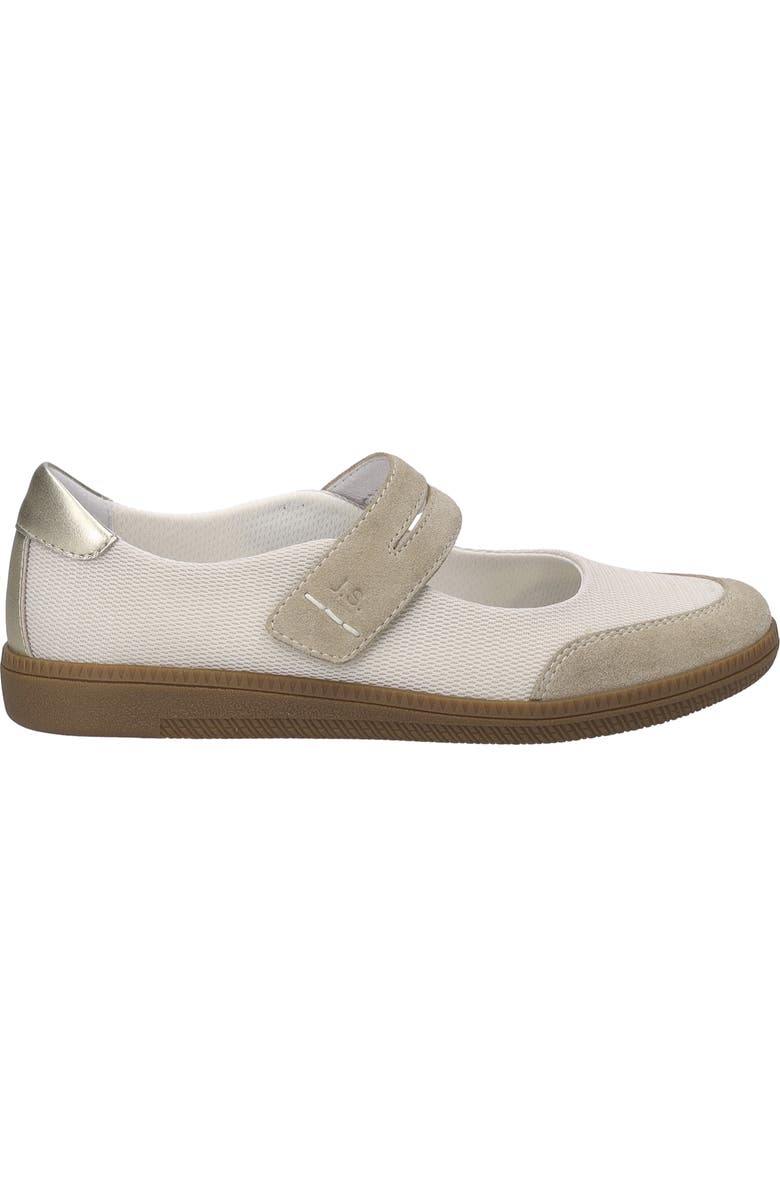Josef Seibel Jolene Mixed Media Mary Jane Sneaker, Alternate, color, Beige Suede