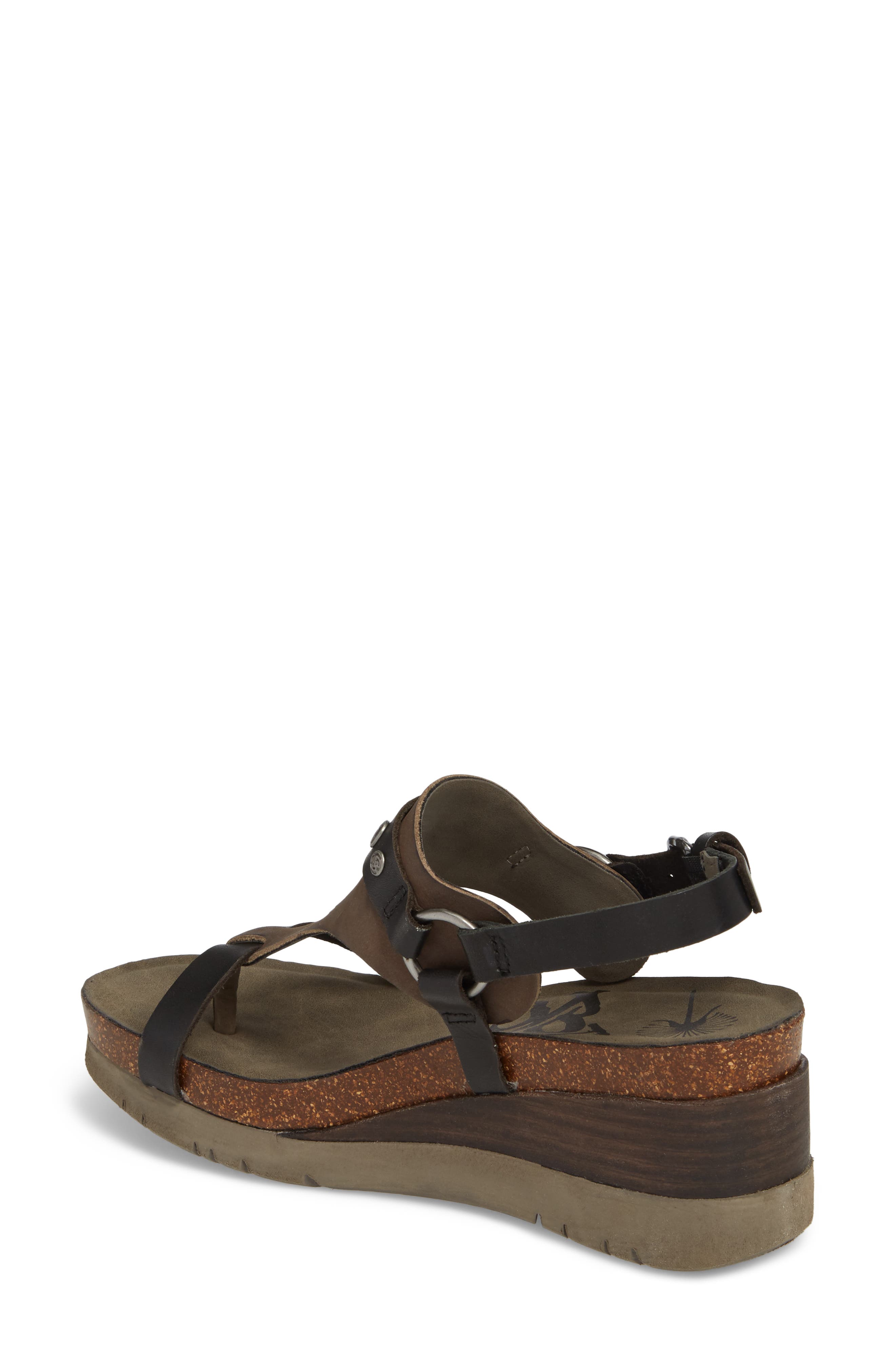 OTBT Maverick Wedge Sandal, Alternate, color, 