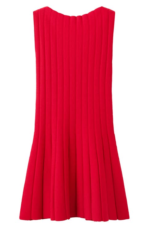 Rib Fit & Flare Minidress