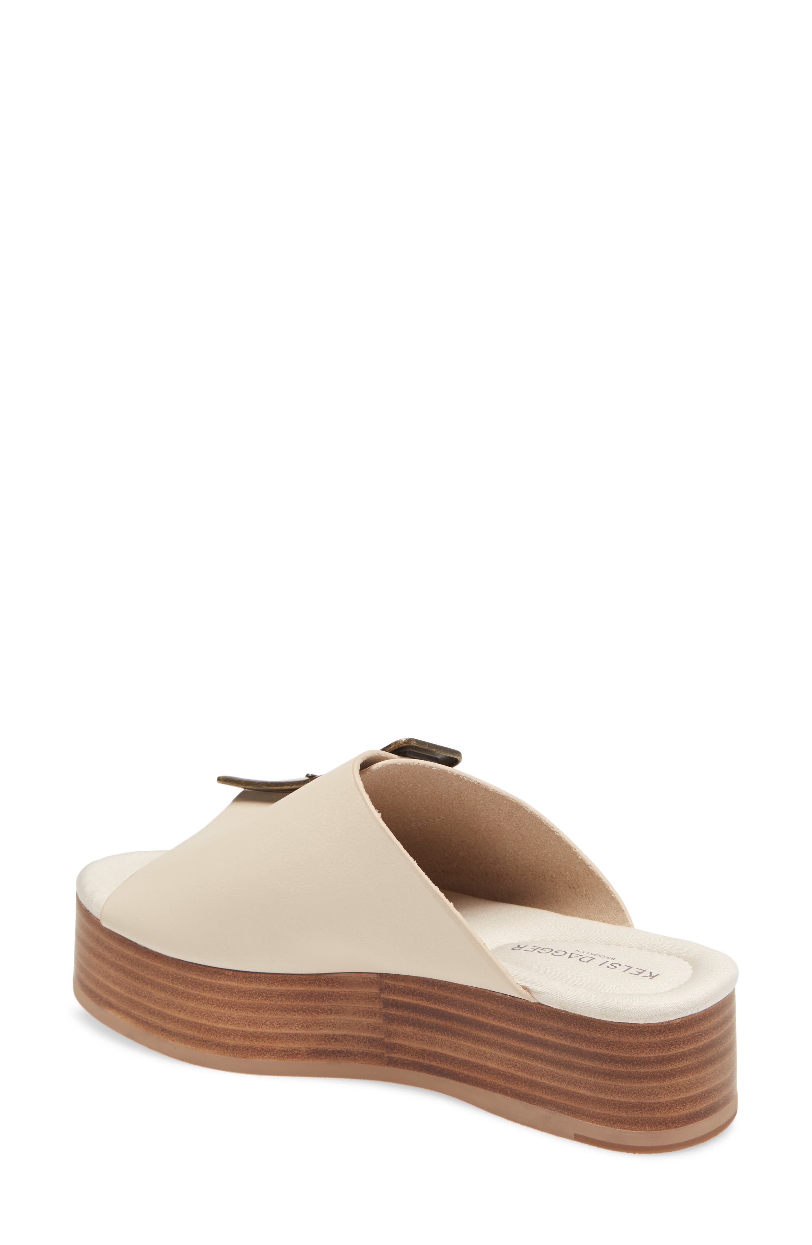 Dover Sandal, Alternate, color, WHITE WASH LEATHER