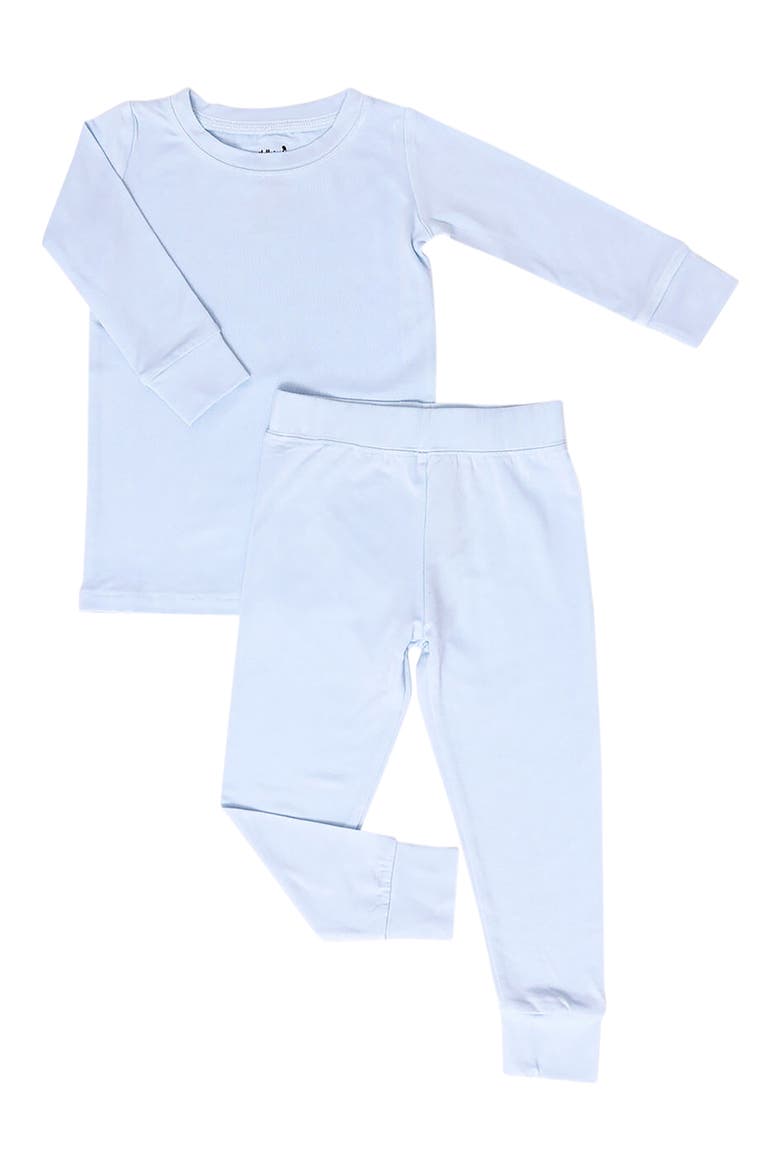 CloudBlend™ Two-Piece Long Pajamas, Main, color, DOVE