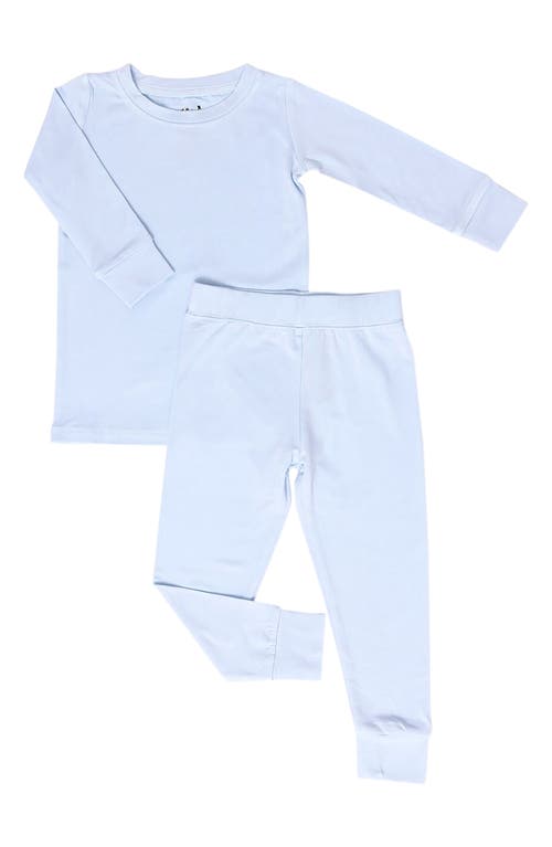Wildbird Cloudblend™ Two-piece Long Pajamas In Blue