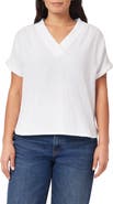 C & C California Carmel Gauze Top