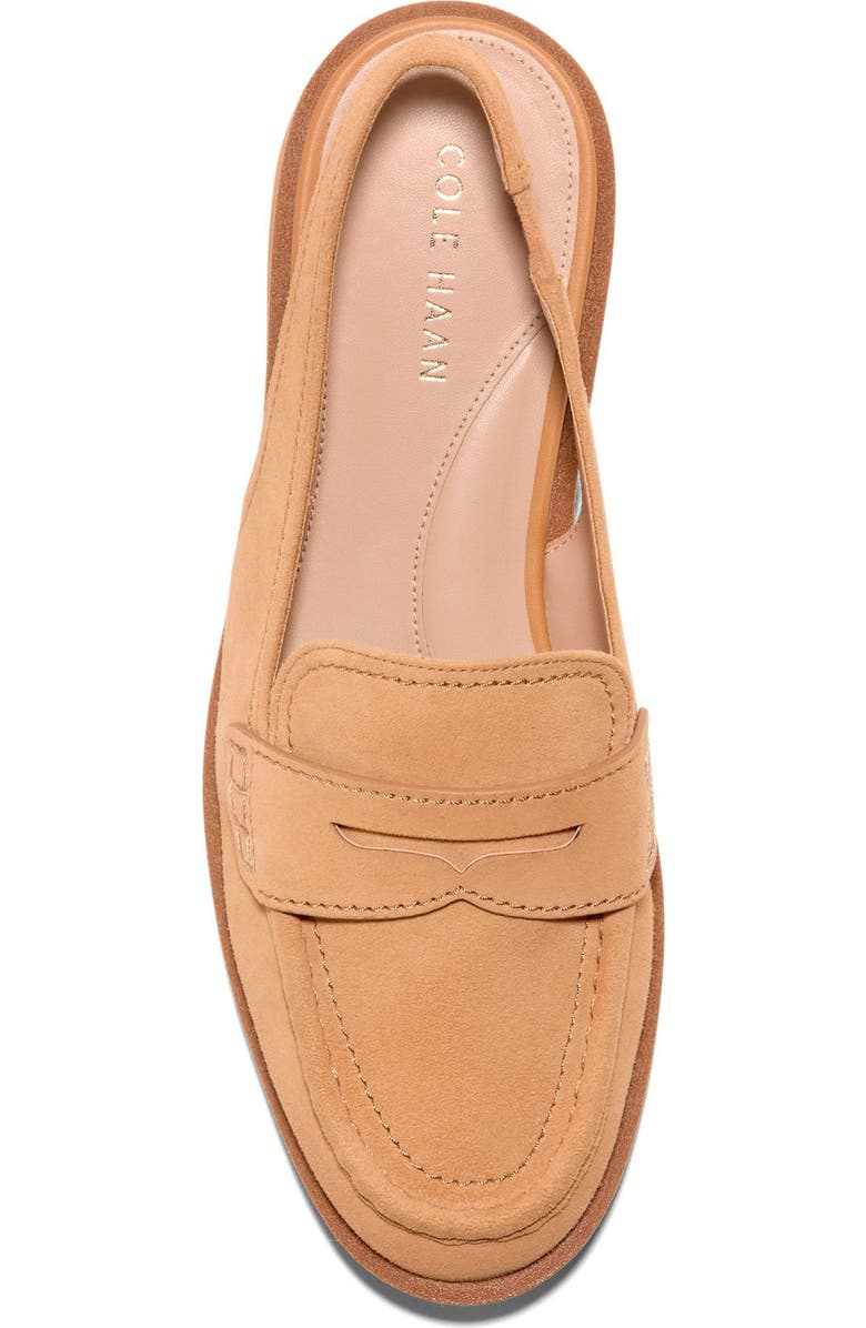 Cole Haan Gwendolyn Penny Slingback Loafer, Alternate, color, Biscuit Suede
