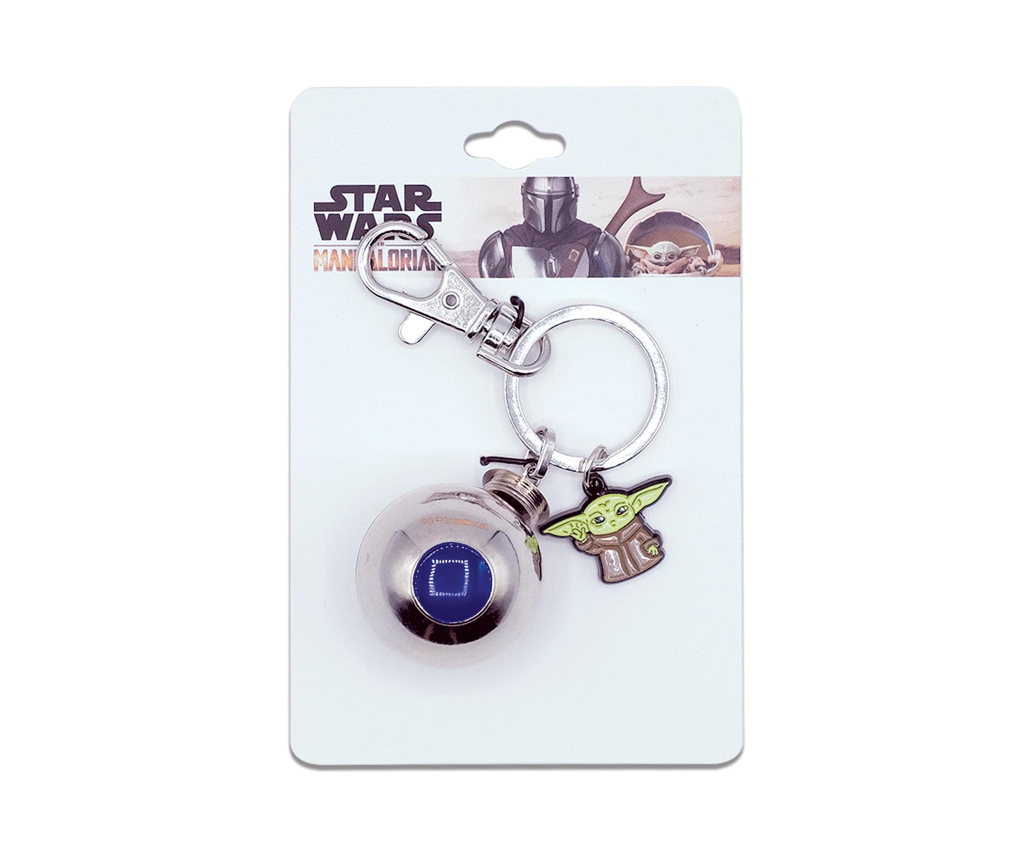 Toynk Star Wars The Mandalorian Razor Crest 3D Shifter Knob with Grogu Keychain, Alternate, color, Silver