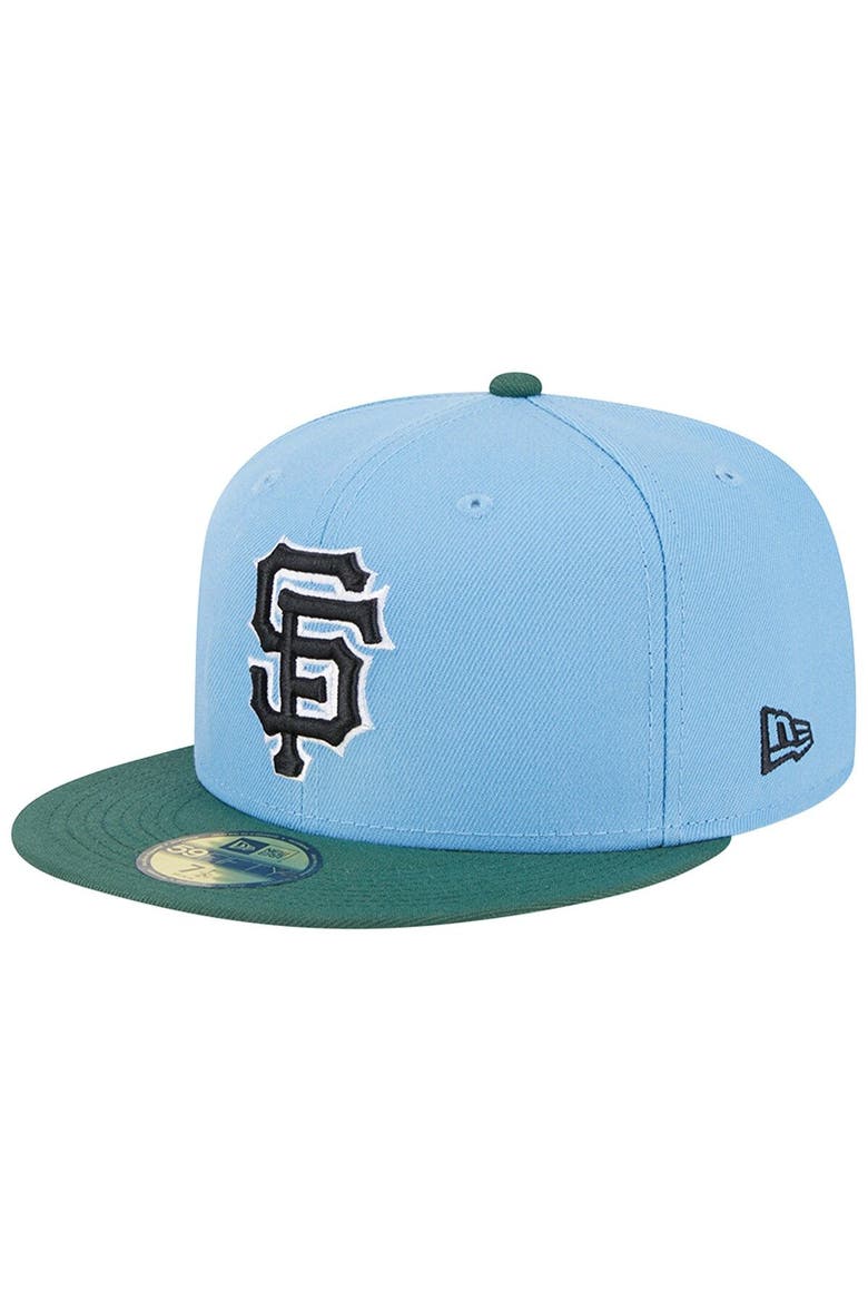 Men's New Era  Sky Blue/Cilantro San Francisco Giants 2002 World Series 59FIFTY Fitted Hat, Alternate, color, Light Blue