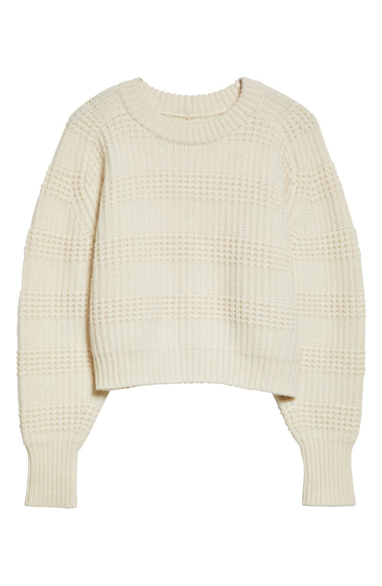LOULOU DE SAISON Duba Mixed Stitch Cashmere Sweater, Alternate, color, 