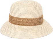San Diego Hat Raffia Braided Bucket Hat
