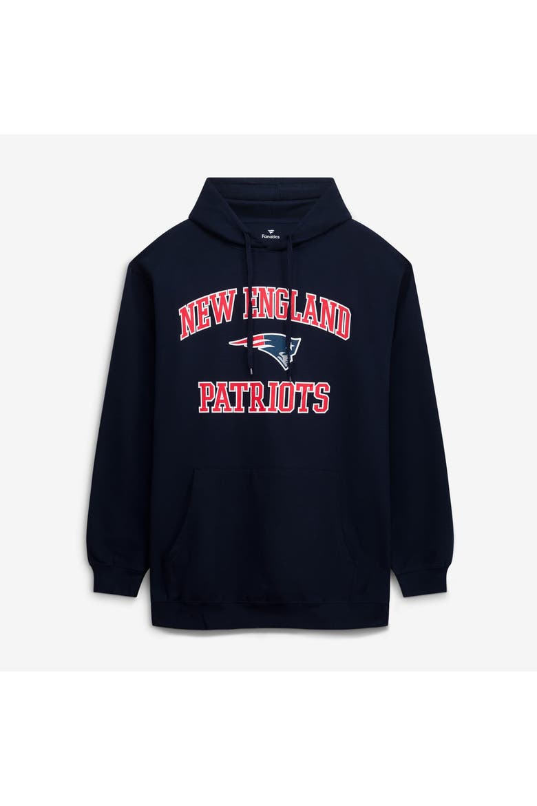 Men's Fanatics  Navy New England Patriots Big & Tall Heart & Soul Hoodie, Main, color, Navy