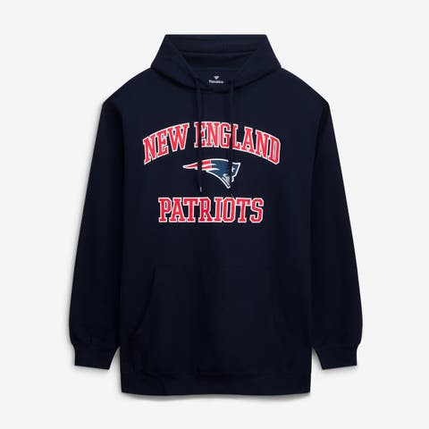 Men's Fanatics  Navy New England Patriots Big & Tall Heart & Soul Hoodie