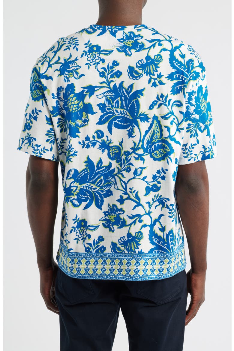 Soho Floral T-Shirt, Alternate, color, STAMPA F.DO BIANCO