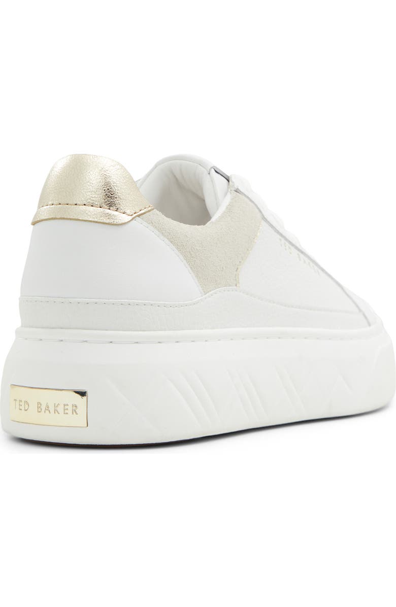 Ted Baker London Adison Platform Sneaker, Alternate, color, White
