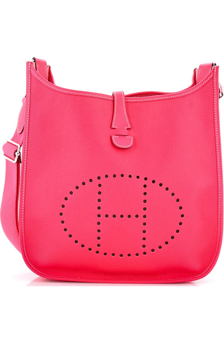 Pre-Owned Hermes Evelyne Bag Gen III Epsom PM, Main, color, Rose Tyrien