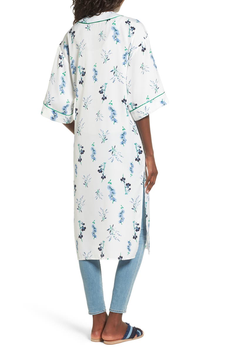 Vigoss Floral Print Duster Kimono, Alternate, color, 