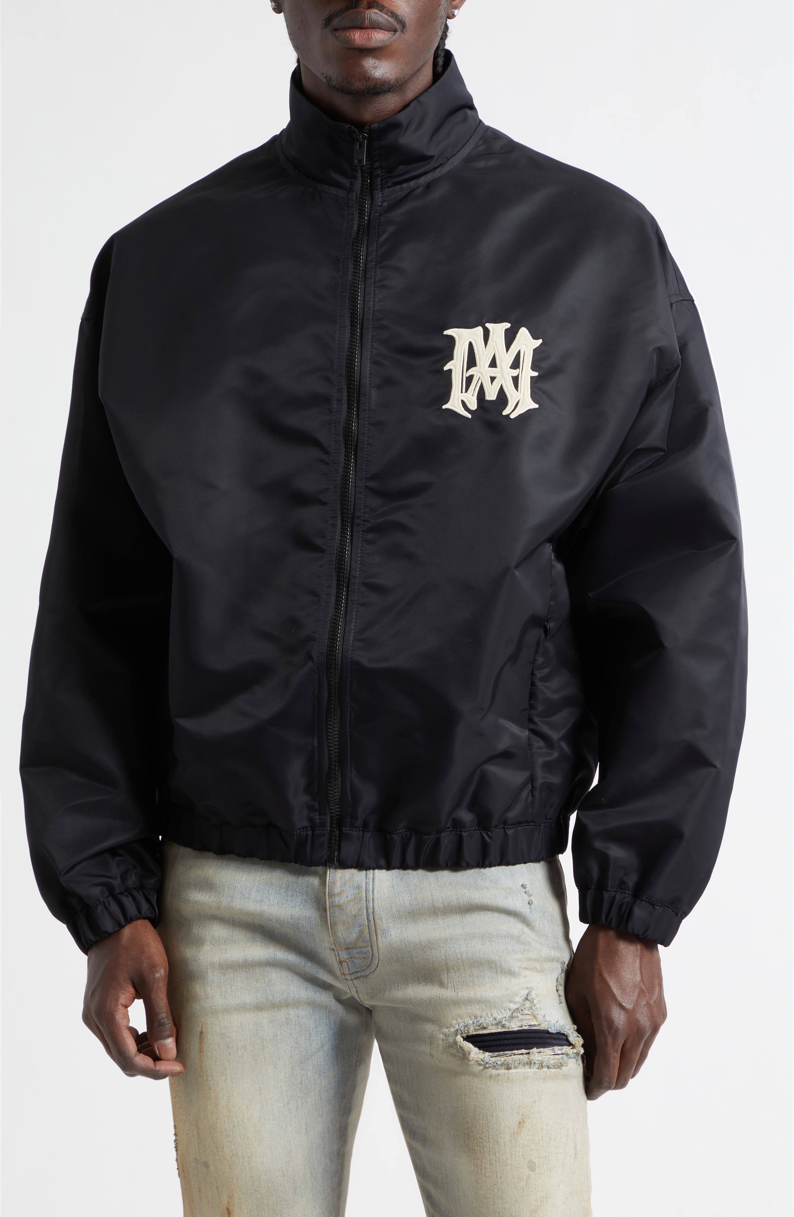 Hollywood Logo Applique Blouson Jacket