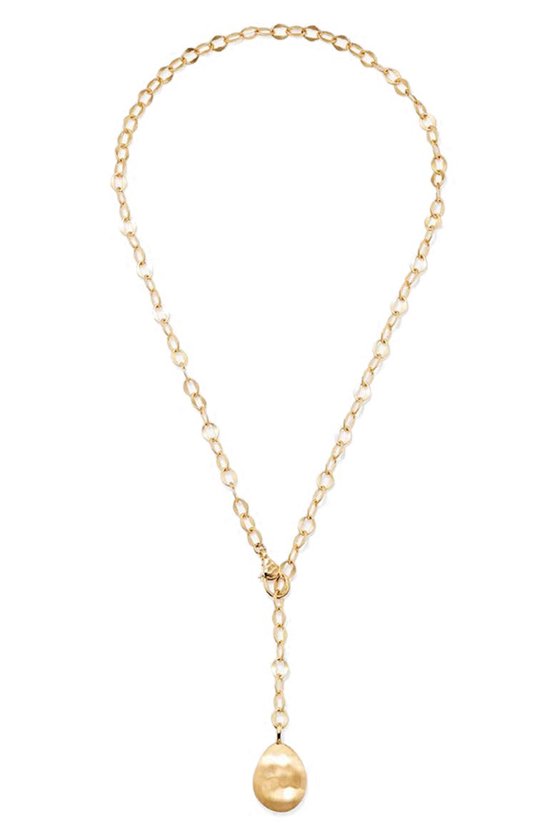 Serra Lariat Necklace, Main, color, GOLD