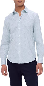 Bugatchi James OoohCotton® Floral Print Button-Up Shirt