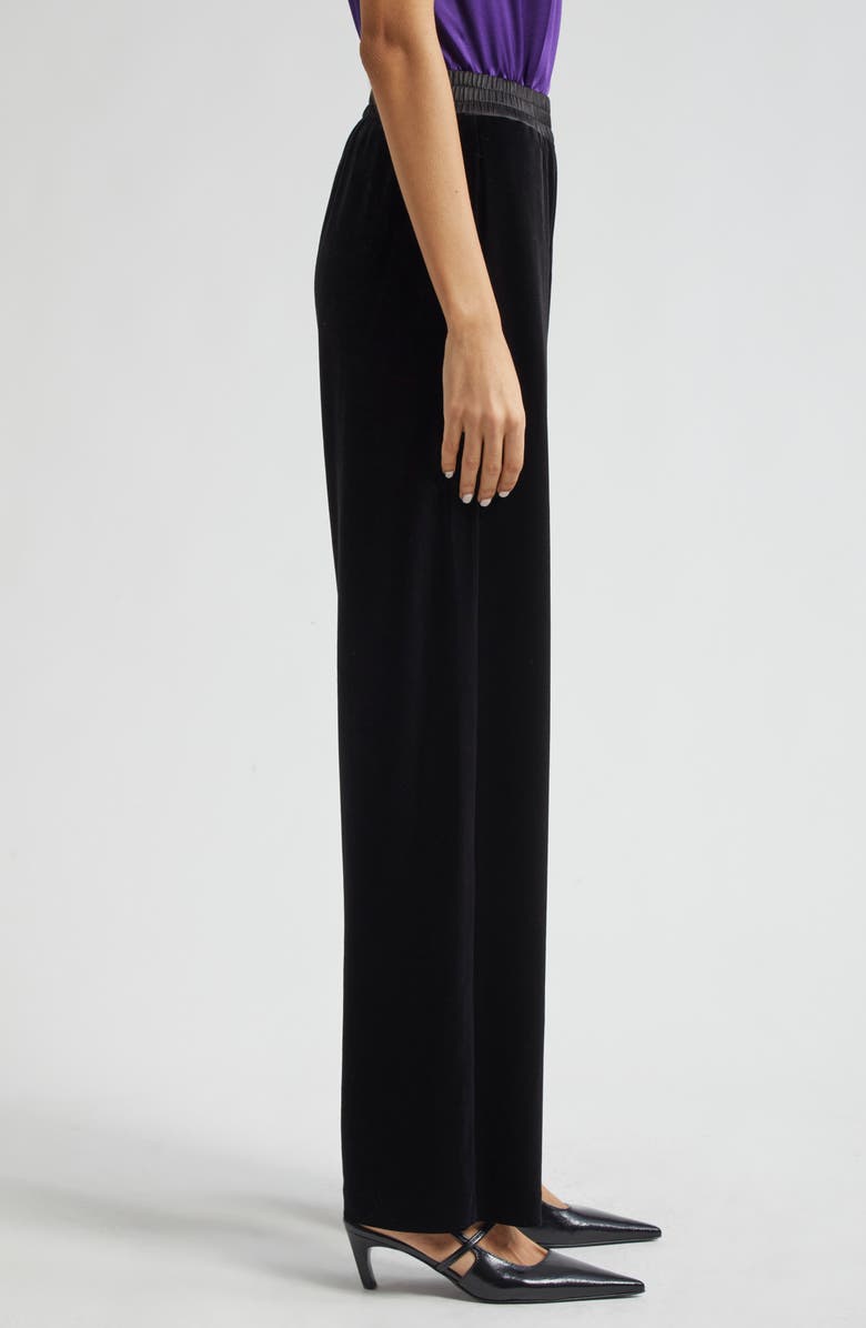 Emporio Armani Stretch Chenille Pants, Alternate, color, 