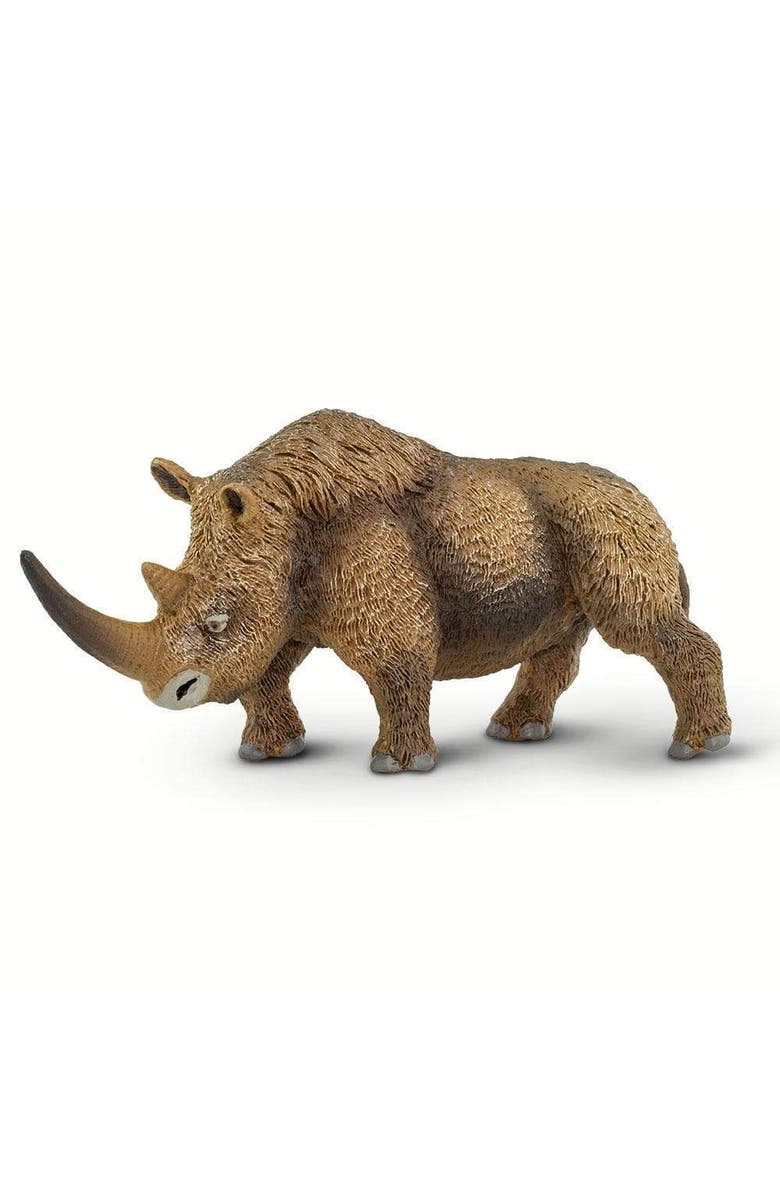 Safari Ltd. Woolly Rhinoceros Toy, Main, color, NO COLOR