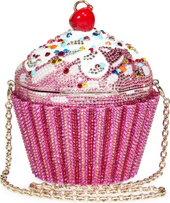 Cherry Cupcake Crystal Clutch