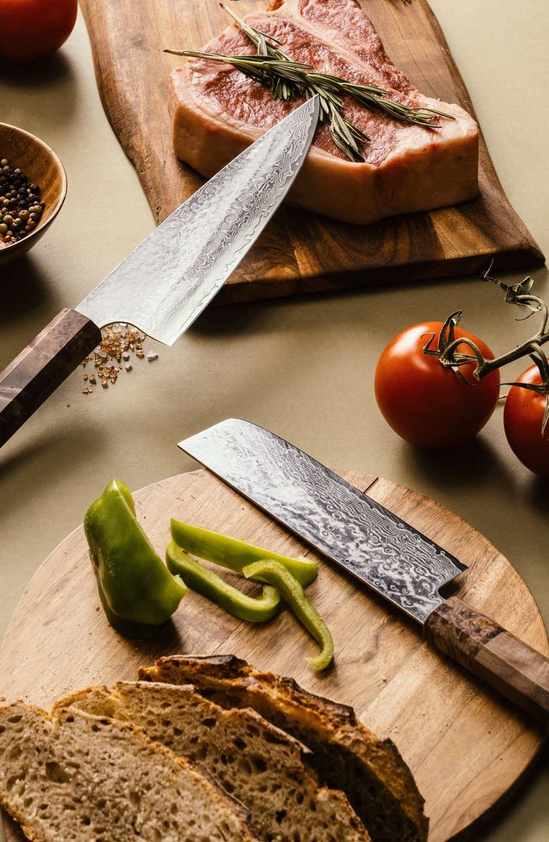 Italic Kumo Knife Set, Alternate, color, Stabilized Maple