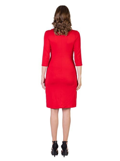 24seven Comfort Apparel Draped In Red
