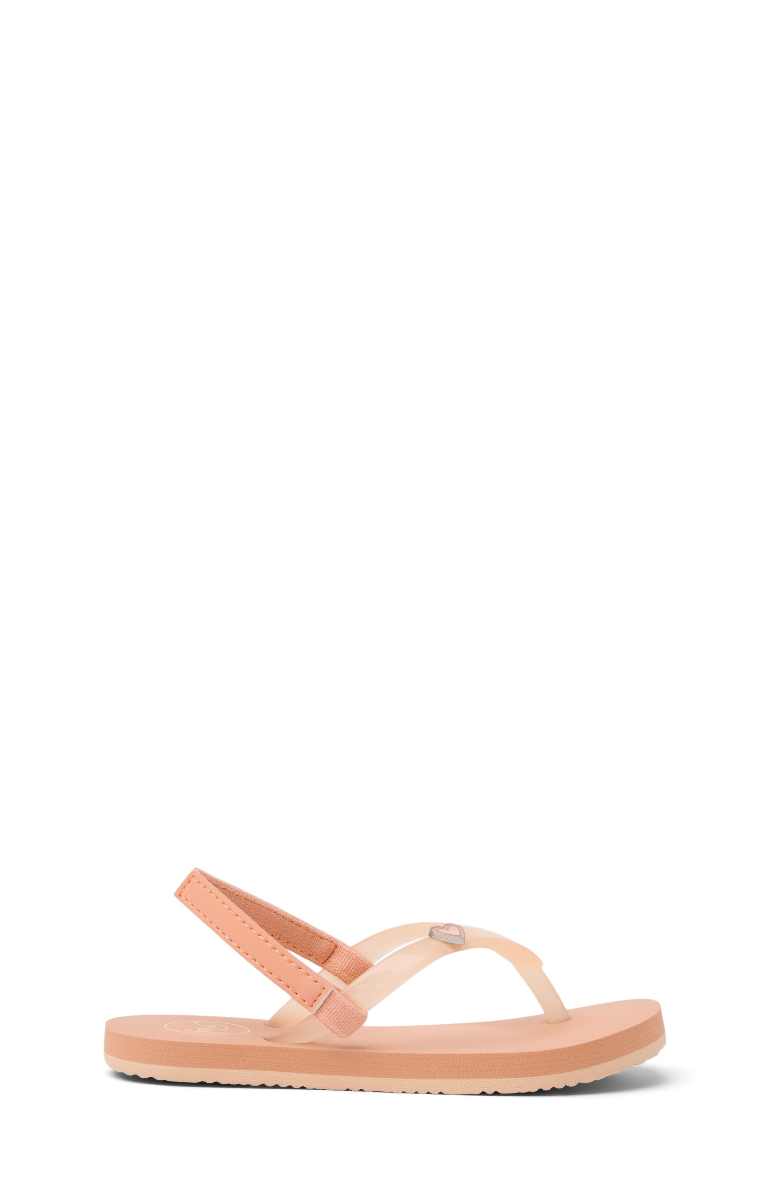 Kids' Little Charming Flip Flop, Alternate, color, CANYON SUNSET