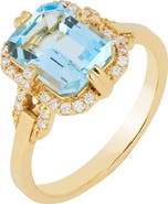 GOSHWARA Gossip Emerald-Cut Cocktail Ring