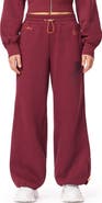 L/AB C/O OFF-WHITE Bungee Wide Leg Sweatpants