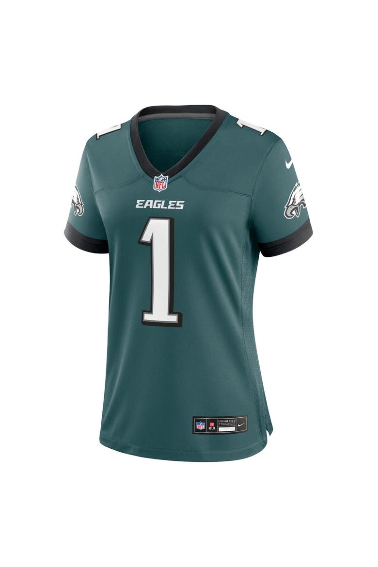 Women's Nike Jalen Hurts Midnight Green Philadelphia Eagles Team Game Jersey, Alternate, color, Green