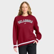 Nike Women's Nike Crimson Oklahoma Sooners Oversized Legacy Phoenix Sweatshirt