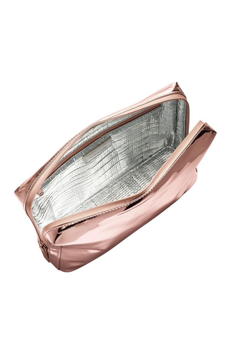 Performance Beauty Bag Large, Main, color, Rose Gold