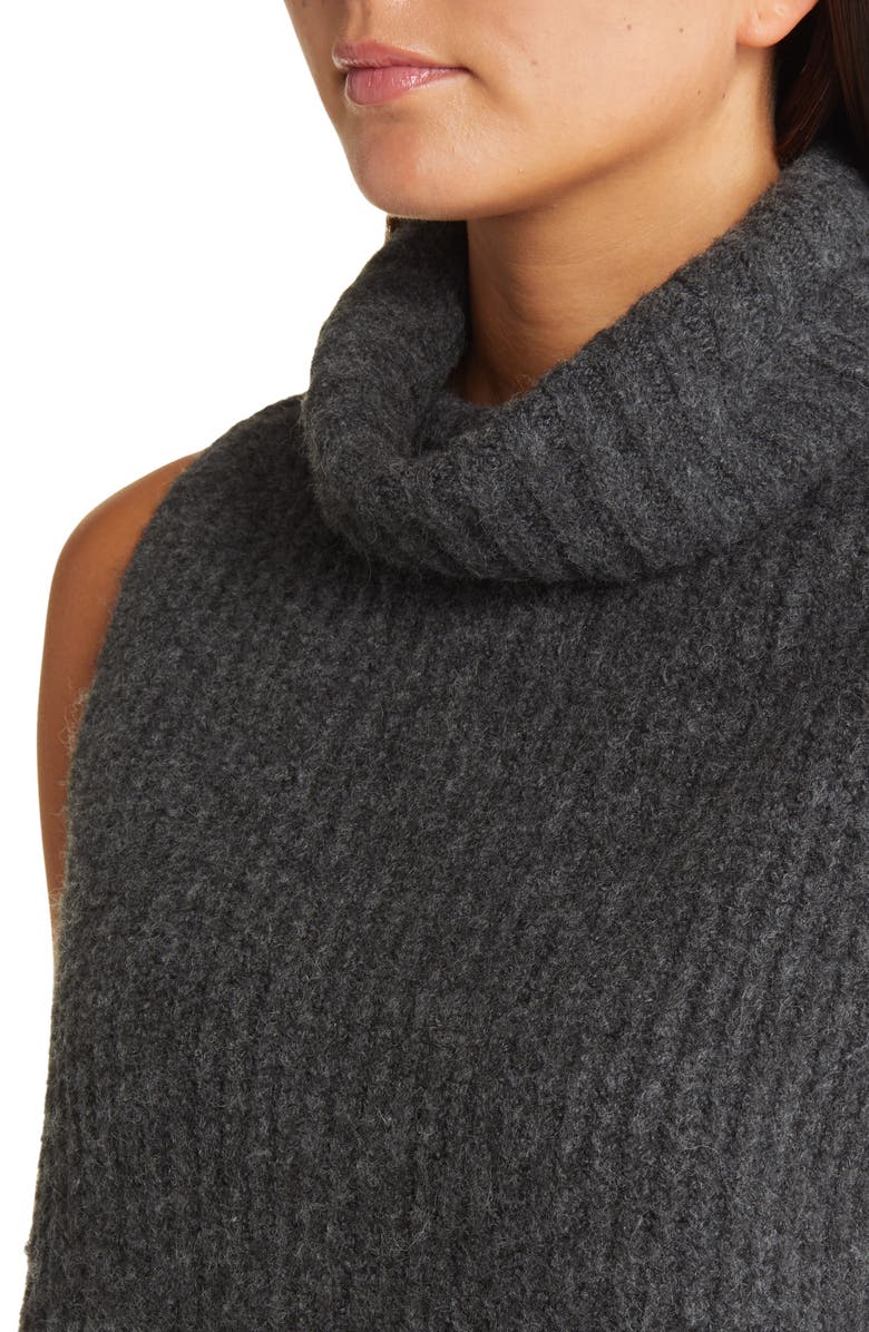 WAYF Shay Sleeveless Rib Cowl Neck Sweater, Alternate, color,