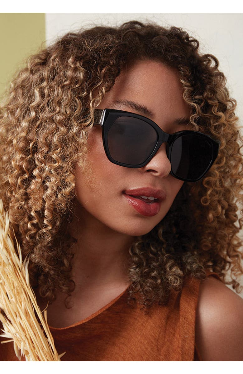 COVRY Irena Sunglasses, Alternate, color, Black